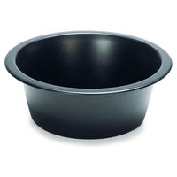 Produktbild von Designed by Lotte Futternapf aus Edelstahl für Hunde Schwarz Durchmesser 17 cm