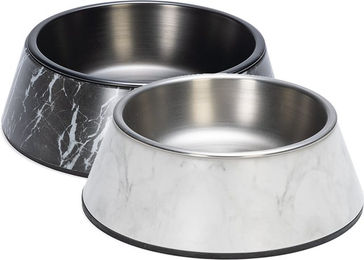 Designed by Lotte Futternapf Meis Schwarz aus Melamin 350 ml für Hunde und Katzen - 350 ml – Bild 1 von 8