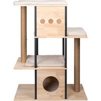 Produktbild von Designed by Lotte Holz-Kratzbaum Nala L für Katzen in Natur und Schwarz