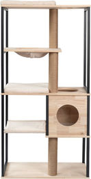 Designed by Lotte Holz-Kratzbaum Nala XL für Katzen in Natur und Schwarz – Bild 1 von 1