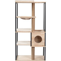 Produktbild von Designed by Lotte Holz-Kratzbaum Nala XL für Katzen in Natur und Schwarz