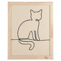 Produktbild von Designed by Lotte Holz-Kratzbrett Sammy für Katzen 50x40cm