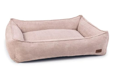 Produktbild von Designed by Lotte Hundebett aus Cord in Rosa 95x80x23 cm