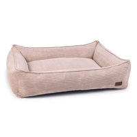Produktbild von Designed by Lotte Hundebett aus Cord in Rosa 95x80x23 cm