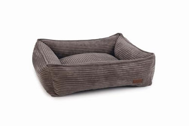 Designed by Lotte Hundebett aus Stoff Braun 65x60x20 cm – Bild 1 von 13