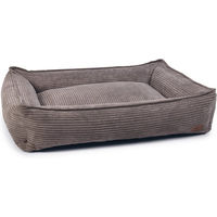 Produktbild von Designed by Lotte Hundebett Cord Ribbed Braun 95x80x23cm