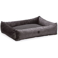 Produktbild von Designed by Lotte Hundebett YNDIS Anthrazit Velours 95x80x25cm