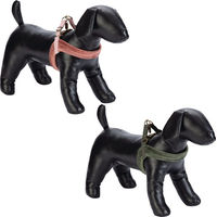 Produktbild von Designed by Lotte Hundegeschirr Velours Grün Größe S 20 mm x 52 cm