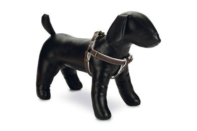 Designed by Lotte Hundegeschirr Virante aus Nylon braun Grösse L 35-60 cm – Bild 1 von 6
