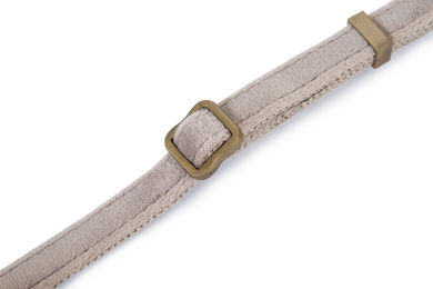 Designed by Lotte Hundehalsband Velours Grau 35-50 cm - 2000 g – Bild 1 von 2