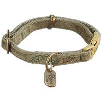 Produktbild von Designed by Lotte Hundehalsband Velura Grün 20-30 cm x 10 mm - 150 g