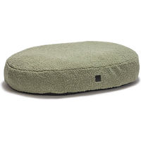 Produktbild von Designed by Lotte Hundekissen aus Plüsch oval grün 100x70x15cm