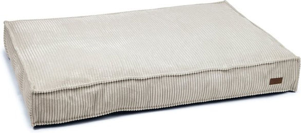 Designed by Lotte Hundekissen Cord Ribbed Hellgrau 120x80x15cm – Bild 1 von 2