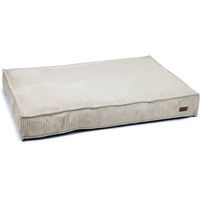 Produktbild von Designed by Lotte Hundekissen Cord Ribbed Hellgrau 120x80x15cm