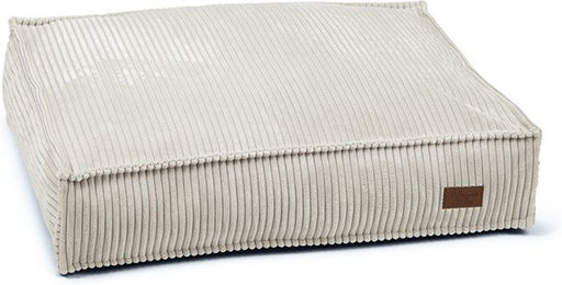 Designed by Lotte Hundekissen Cord Ribbed Hellgrau 70x55x15cm – Bild 1 von 2