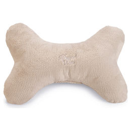 Produktbild von Designed by Lotte Hundekissen Knochen Creme Plüsch