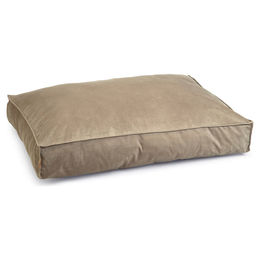 Designed by Lotte Hundekissen Nalino aus Velours in Grau 100 x 70 x 15 cm – Bild 1 von 2