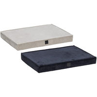 Produktbild von Designed by Lotte Hundekissen Orthopädisches Rippendesign Grau und Beige