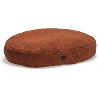 Produktbild von Designed by Lotte Hundekissen oval aus Plüsch Terrakotta 100x70x15cm