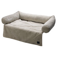 Produktbild von Designed by Lotte Hundekissen Ribbed Hellgrau 90 x 55 cm