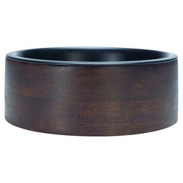 Designed by Lotte Hundenapf Milani aus Holz und Metall Schwarz Durchmesser 21 cm – Bild 1 von 1