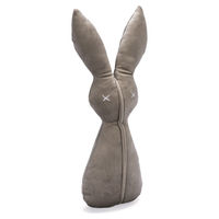 Produktbild von Designed by Lotte Hundespielzeug Hase Alina Plüschspielzeug aus Velours Grau