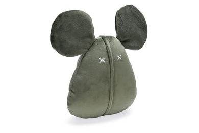 Designed by Lotte Hundespielzeug Maus Adio aus grünem Velours – Bild 1 von 8
