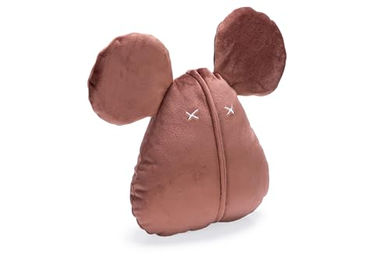 Designed by Lotte Hundespielzeug Maus Adio Plüschspielzeug aus Velours Rosa 20x18,5x7 cm – Bild 1 von 4