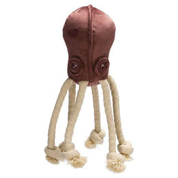 Designed by Lotte Hundespielzeug Octo Aisha Plüschspielzeug aus Baumwolle Rosa – Bild 1 von 13