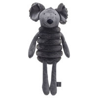 Produktbild von Designed by Lotte Hundespielzeug Reza Maus aus Plüsch in Grau