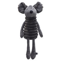 Produktbild von Designed by Lotte Hundespielzeug Reza Maus XL Plüsch Grau