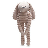 Produktbild von Designed by Lotte Hundespielzeug Reza Swing Hase aus Plüsch in Rosa