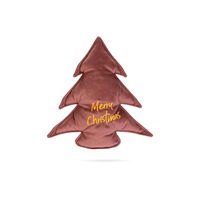 Produktbild von Designed by Lotte Hundespielzeug Weihnachtsbaum aus Samt Rosa 27x27x3 cm