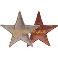 Produktbild von Designed by Lotte Hundespielzeug Weihnachtsstern aus grauem Plüsch