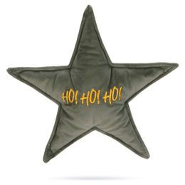 Designed by Lotte Hundespielzeug Weihnachtsstern aus grünem Plüsch – Bild 1 von 3