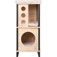 Produktbild von Designed by Lotte Katzen Kratzbaum Nala S aus Holz in Natur und Schwarz