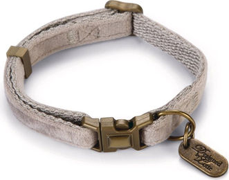 Designed by Lotte Katzenhalsband Velura Grau - 150 g – Bild 1 von 13