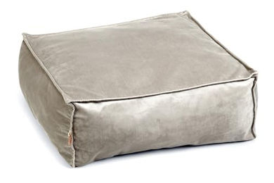 Designed by Lotte Katzenkissen aus Samt in Grau 50x50x20 cm – Bild 1 von 2