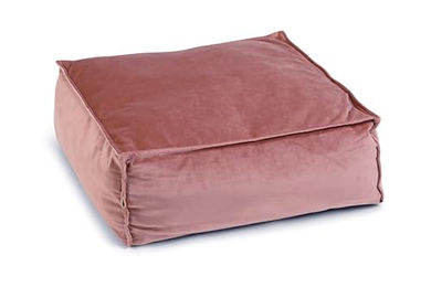 Designed by Lotte Katzenkissen aus Velours in Rosa 50x50x20 cm – Bild 1 von 6