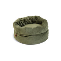 Produktbild von Designed by Lotte Katzenkorb Fluco Katzenbett aus Plüsch in Grün