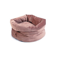 Produktbild von Designed by Lotte Katzenkorb Fluco Katzenbett aus Plüsch Rosa 45 x 45 x 35 cm