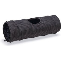 Produktbild von Designed by Lotte Katzentunnel Ribbed Kratzmöbel für Katzen Anthrazit 25x25x75cm