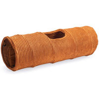Produktbild von Designed by Lotte Katzentunnel Ribbed Stoff Terracotta 25x75cm