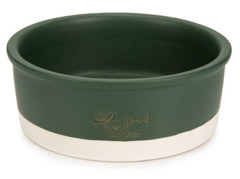 Designed by Lotte Keramik Futternapf Joa Grün 20 cm – Bild 1 von 3