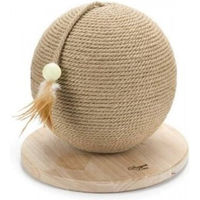 Produktbild von Designed by Lotte Kratzball Balty aus Holz und Sisal in Beige 30x30x27 cm
