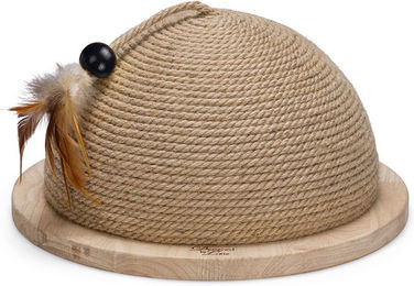 Designed by Lotte Kratzball Vivi Kratzmöbel aus Holz in Natur Beige Ø 34,5 cm – Bild 1 von 5