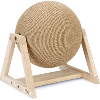 Produktbild von Designed by Lotte Kratzball Xem mit Fuß für Katzen aus Seil in Beige - 1 Stk.