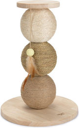 Designed by Lotte Kratzbaum Elio aus Holz für Katzen in Natur und Beige 34 x 47,5 cm – Bild 1 von 7