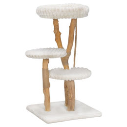 Designed by Lotte Kratzbaum für Katzen aus Holz in Creme 60x60x114 cm – Bild 1 von 13