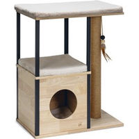 Produktbild von Designed by Lotte Kratzbaum Nala aus Holz für Katzen in Braun und Natur 65x40x82 cm